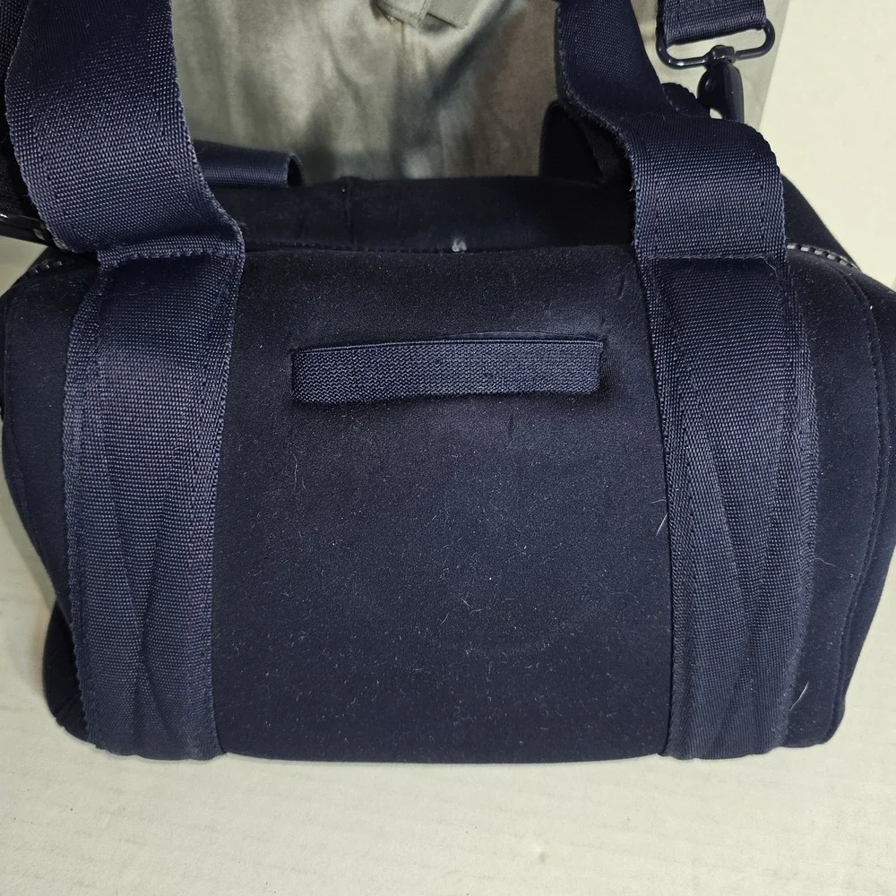 Dagne Dover Storm Blue Navy Small Landon Neoprene Crossbody Bag Minimal Purse FC